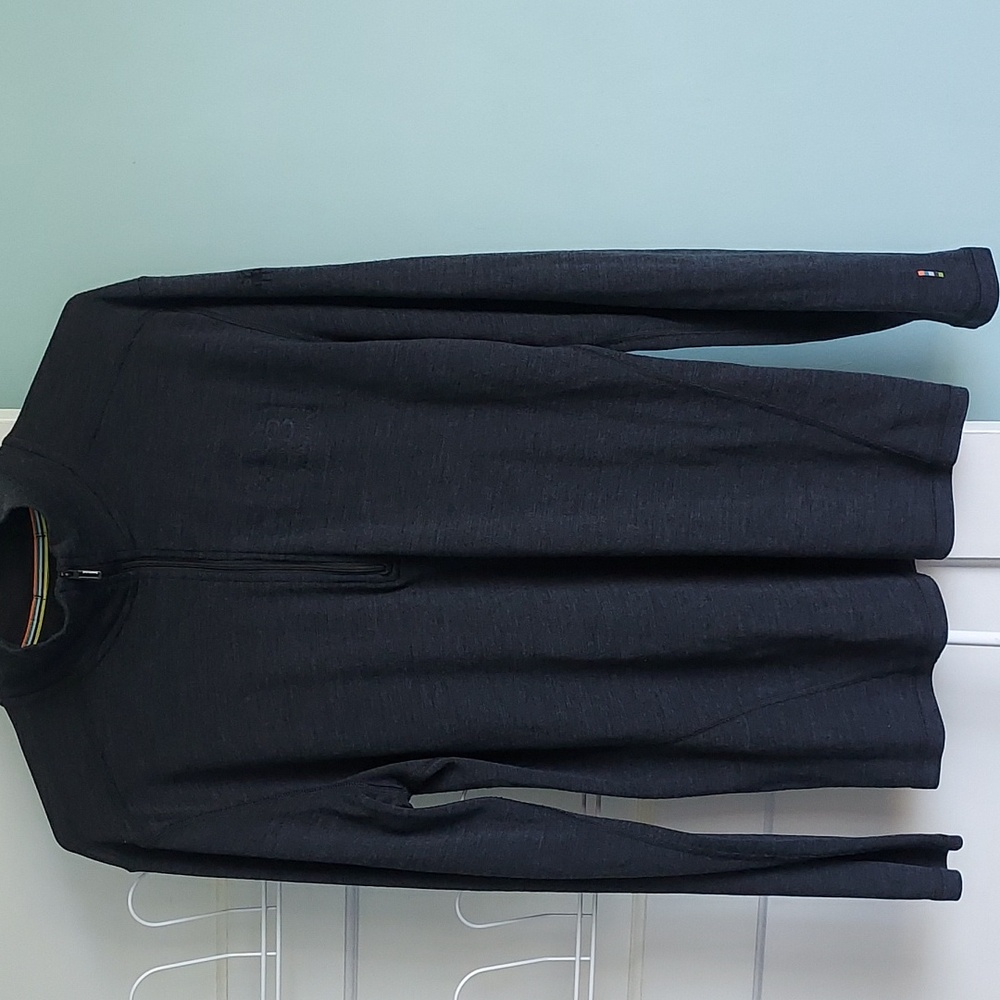 Smartwool Quarter Zip Size Large Dark Gray Read Description<>See Pictures Merino
